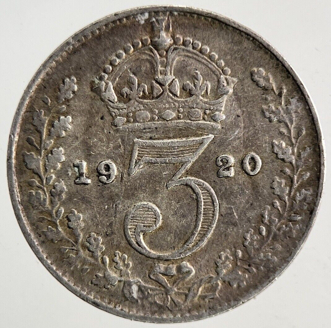 1920 George V Threepence Silver Coin | Fine Collectable Grade