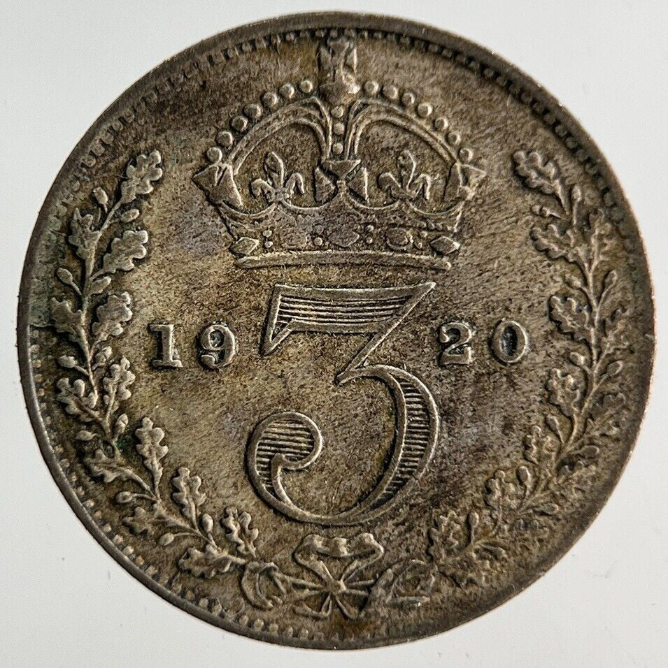 1920 George V Threepence Silver Coin | Fine Collectable Grade
