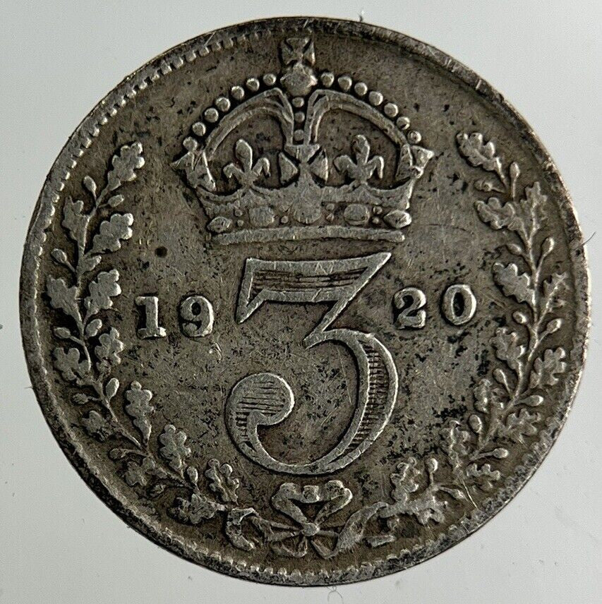 1920 George V Threepence Silver Coin | Collectable Grade