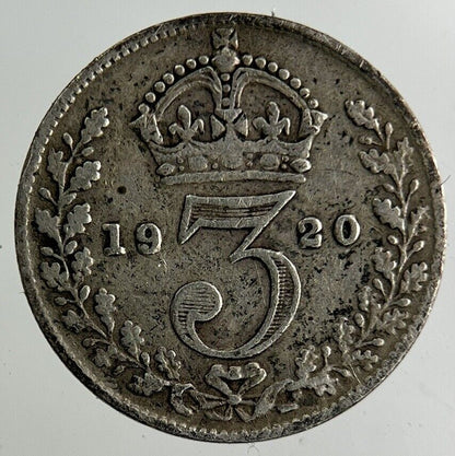 1920 George V Threepence Silver Coin | Collectable Grade