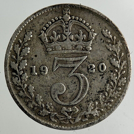 1920 George V Threepence Silver Coin | Collectable Grade