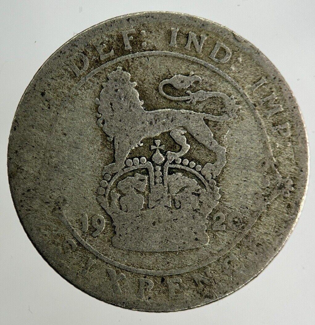 1920 George V Sixpence Silver Coin | Fair Grade