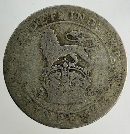 1920 George V Sixpence Silver Coin | Fair Grade