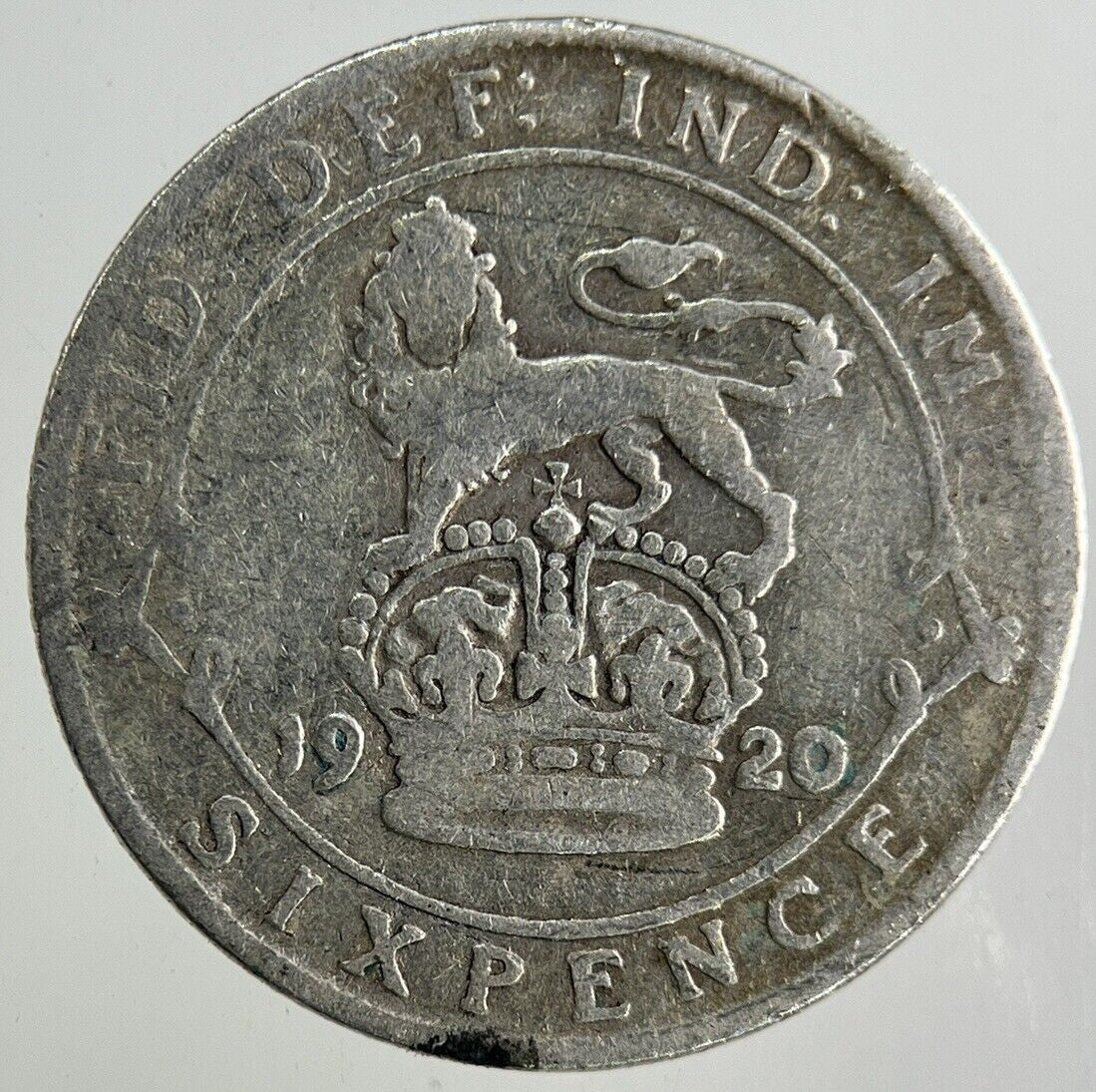 1920 George V Sixpence Silver Coin | Collectable Grade