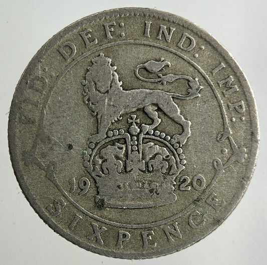 1920 George V Sixpence Silver Coin | Collectable Grade