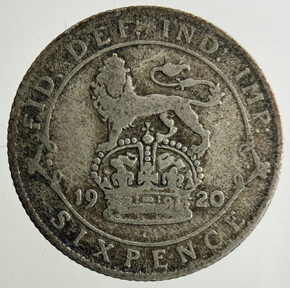 1920 George V Sixpence Silver Coin | Collectable Grade