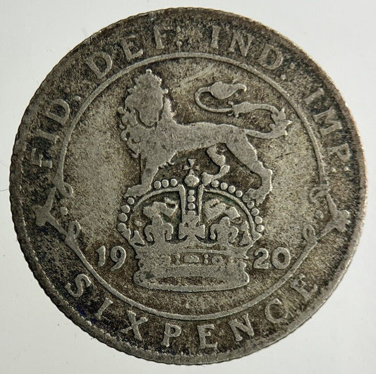 1920 George V Sixpence Silver Coin | Collectable Grade