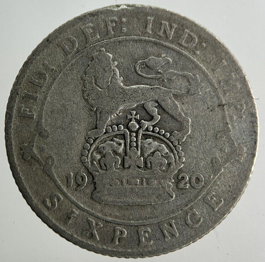 1920 George V Sixpence Silver Coin | Collectable Grade
