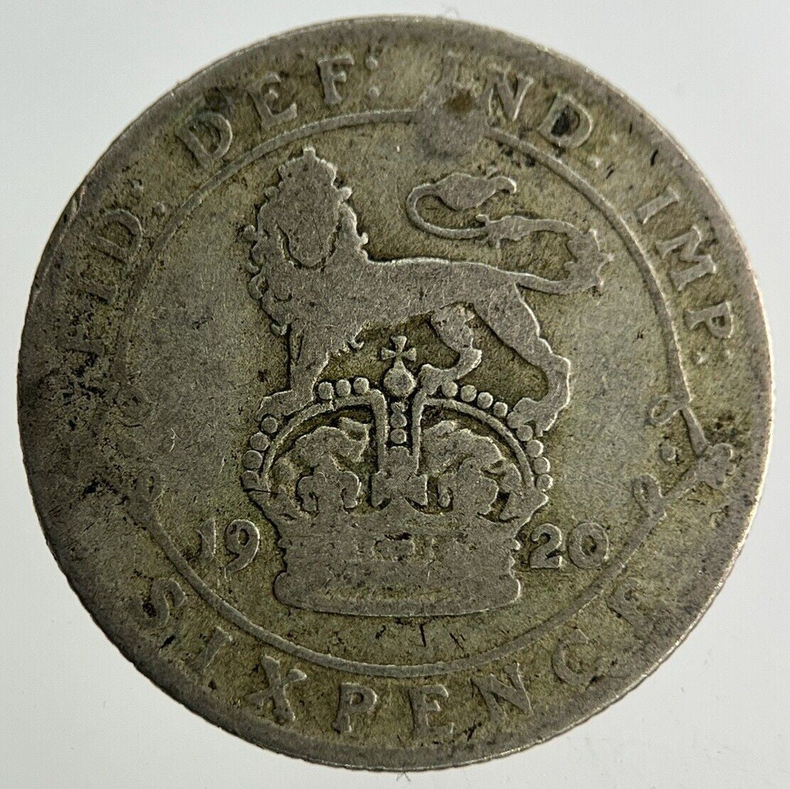1920 George V Sixpence Silver Coin | Collectable Grade