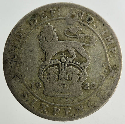 1920 George V Sixpence Silver Coin | Collectable Grade