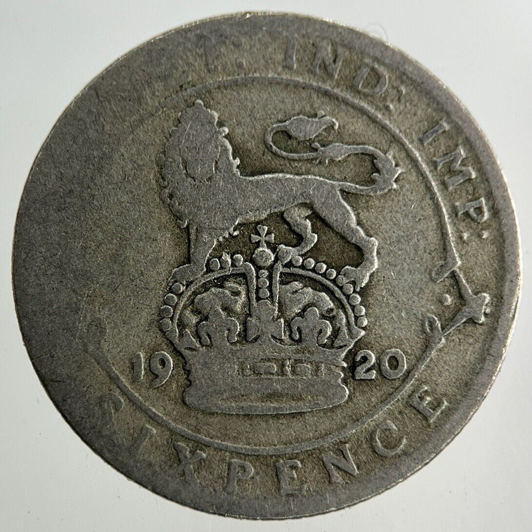 1920 George V Sixpence Silver Coin | Collectable Grade