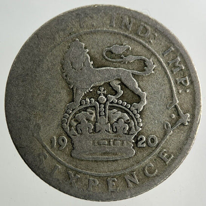 1920 George V Sixpence Silver Coin | Collectable Grade