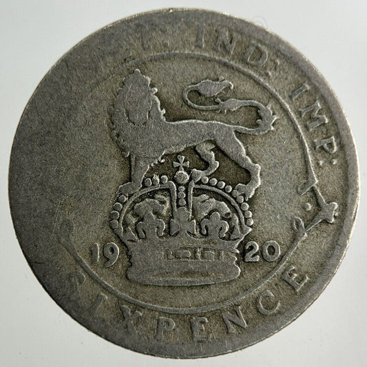 1920 George V Sixpence Silver Coin | Collectable Grade