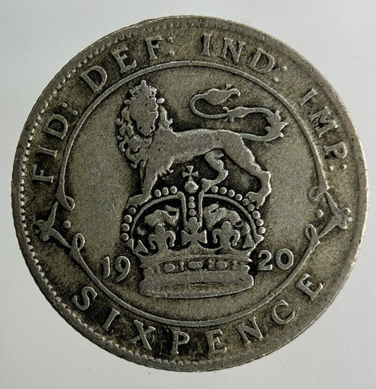 1920 George V Sixpence Silver Coin | Collectable Grade