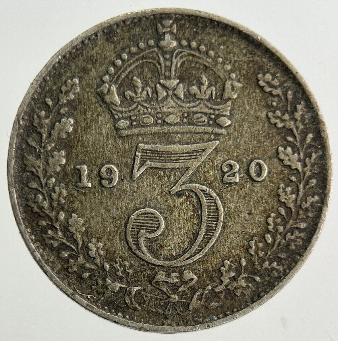 1920 George V Threepence Silver Coin | Fine Collectable Grade