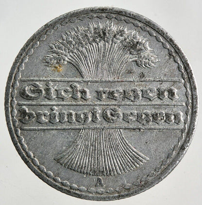 1920 Germany 50 Pfennig Coin | Fine Collectable Grade