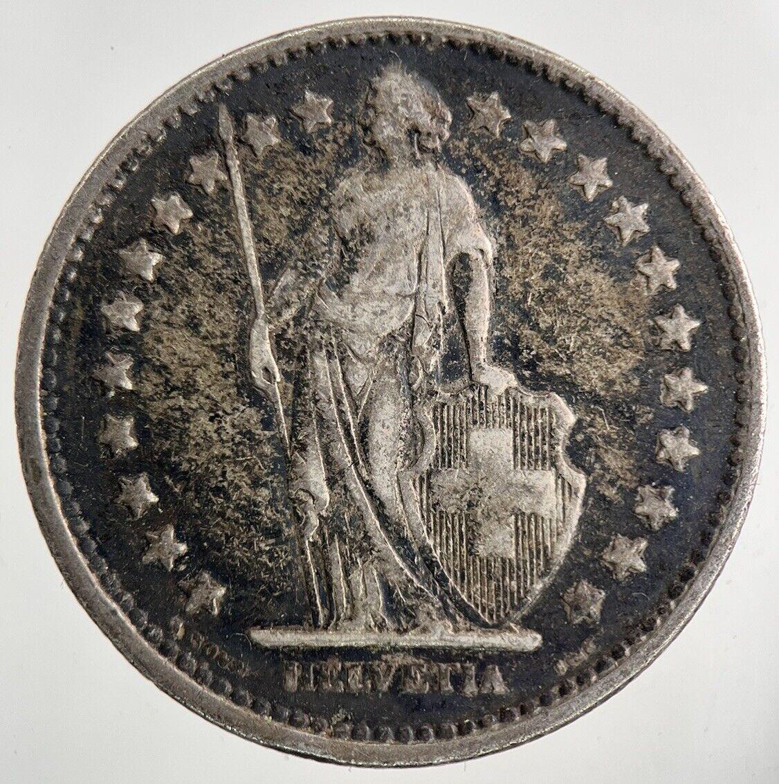 1920 Switzerland Swiss 2 Franc Silver Coin | Collectable Grade