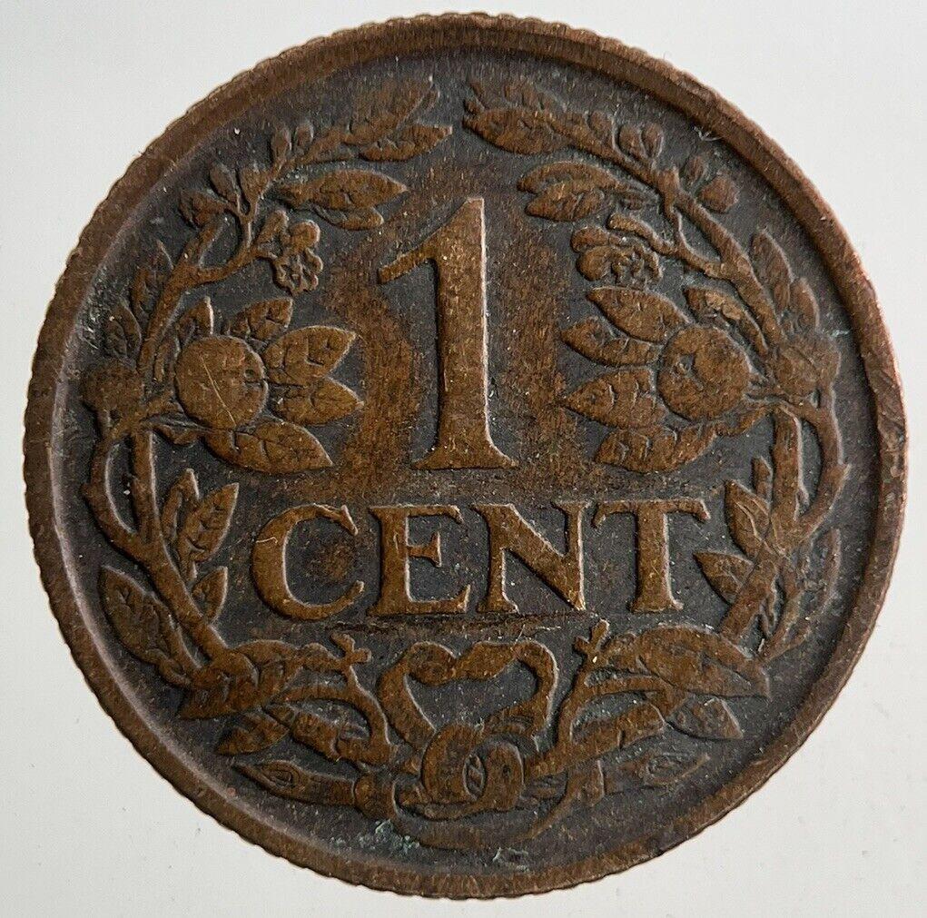 1920 Netherlands 1 Cent Centime Coin | Fine Collectable Grade