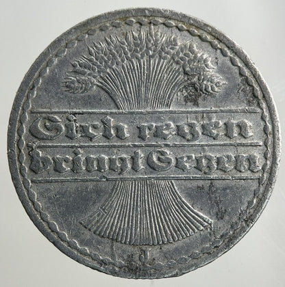 1920 Germany 50 Pfennig Coin | Fine Collectable Grade