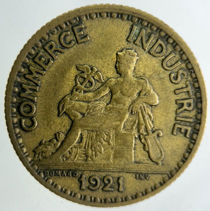 1921 France 1 Franc Coin | Fine Collectable Grade