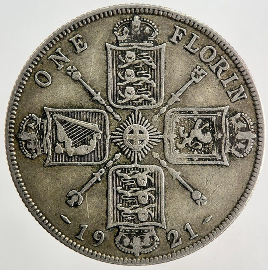 1921 George V Florin Silver Coin | Collectable Grade