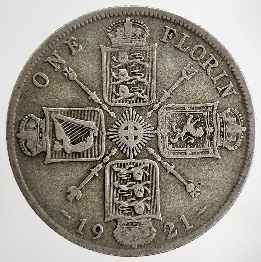 1921 George V Florin Silver Coin | Collectable Grade
