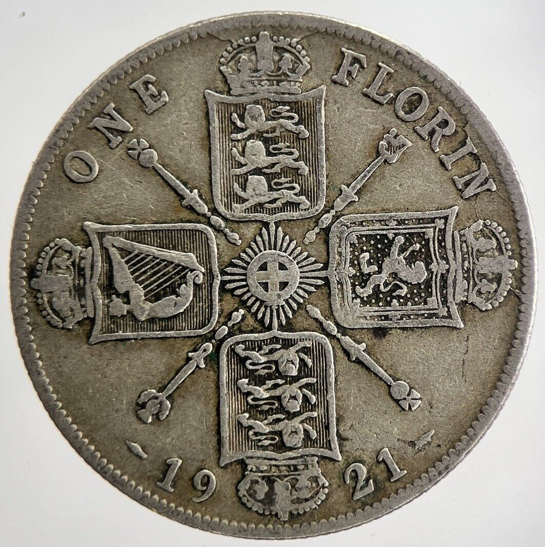 1921 George V Florin Silver Coin | Collectable Grade