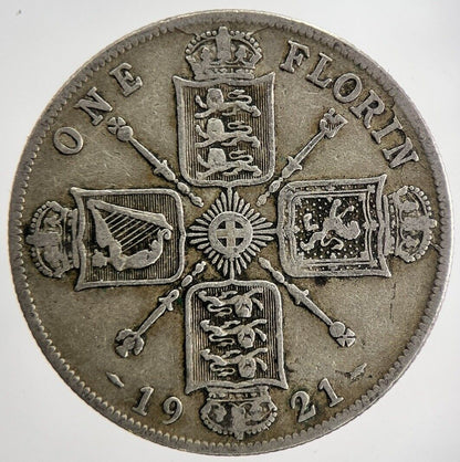 1921 George V Florin Silver Coin | Collectable Grade