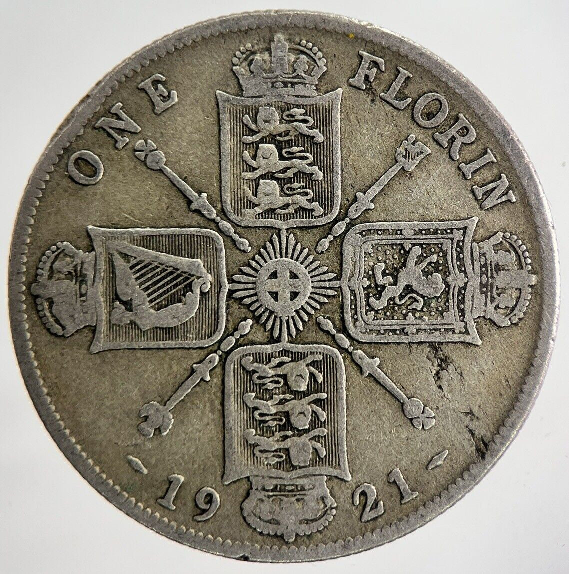 1921 George V Florin Silver Coin | Collectable Grade