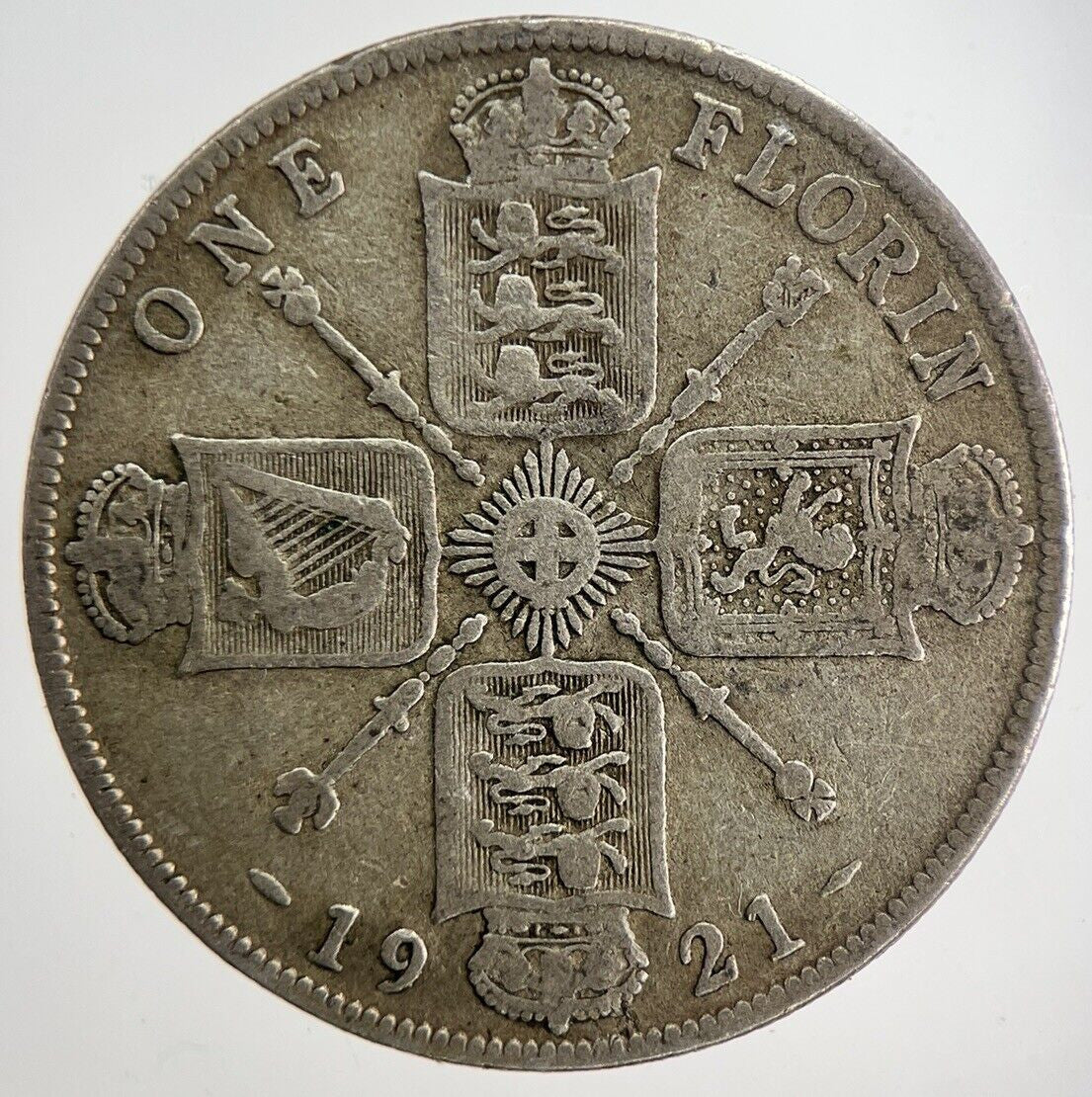 1921 George V Florin Silver Coin | Collectable Grade