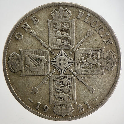1921 George V Florin Silver Coin | Collectable Grade