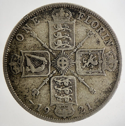 1921 George V Florin Silver Coin | Collectable Grade