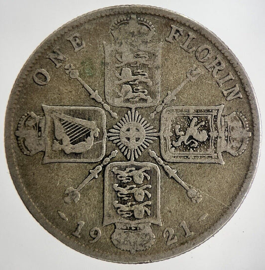1921 George V Florin Silver Coin | Collectable Grade