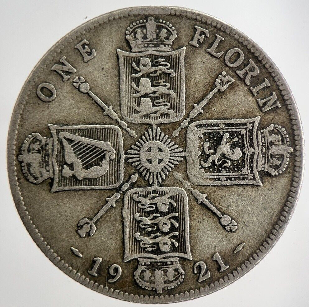1921 George V Florin Silver Coin | Collectable Grade
