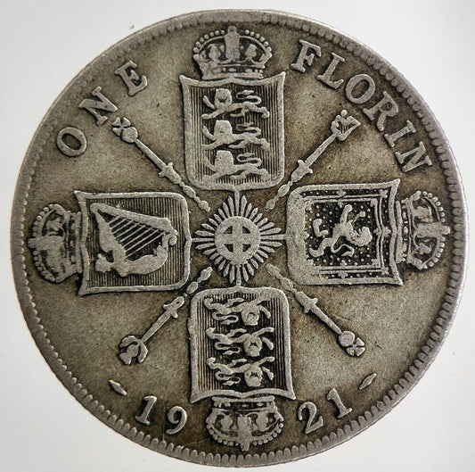 1921 George V Florin Silver Coin | Collectable Grade