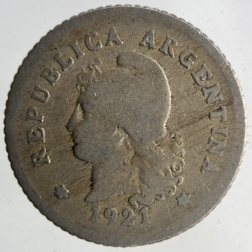 1921 Argentina 10 Centavos Coin | Collectable Grade