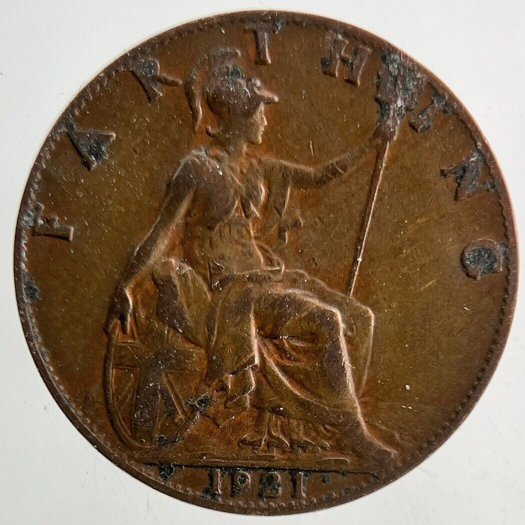 1921 George V Farthing Coin | Fine Collectable Grade
