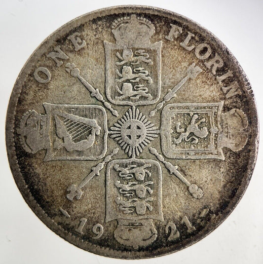 1921 George V Florin Silver Coin | Collectable Grade