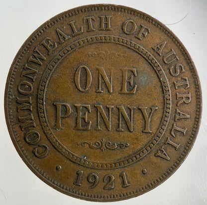 1921 Australia One Penny Coin | Very High Grade
