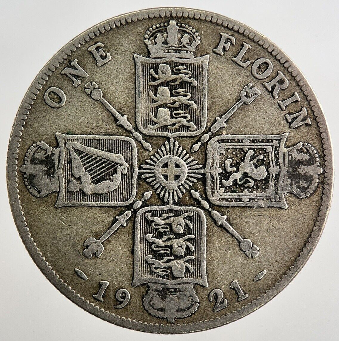 1921 George V Florin Silver Coin | Collectable Grade | a8103