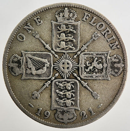 1921 George V Florin Silver Coin | Collectable Grade | a8103