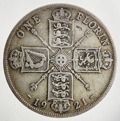 1921 George V Florin Silver Coin | Fine Collectable Grade