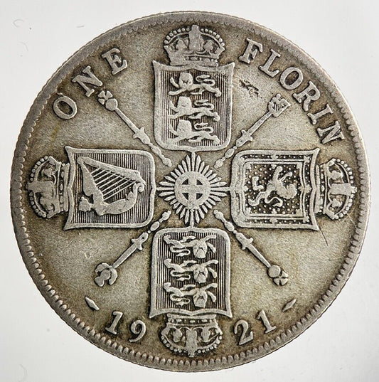 1921 George V Florin Silver Coin | Fine Collectable Grade