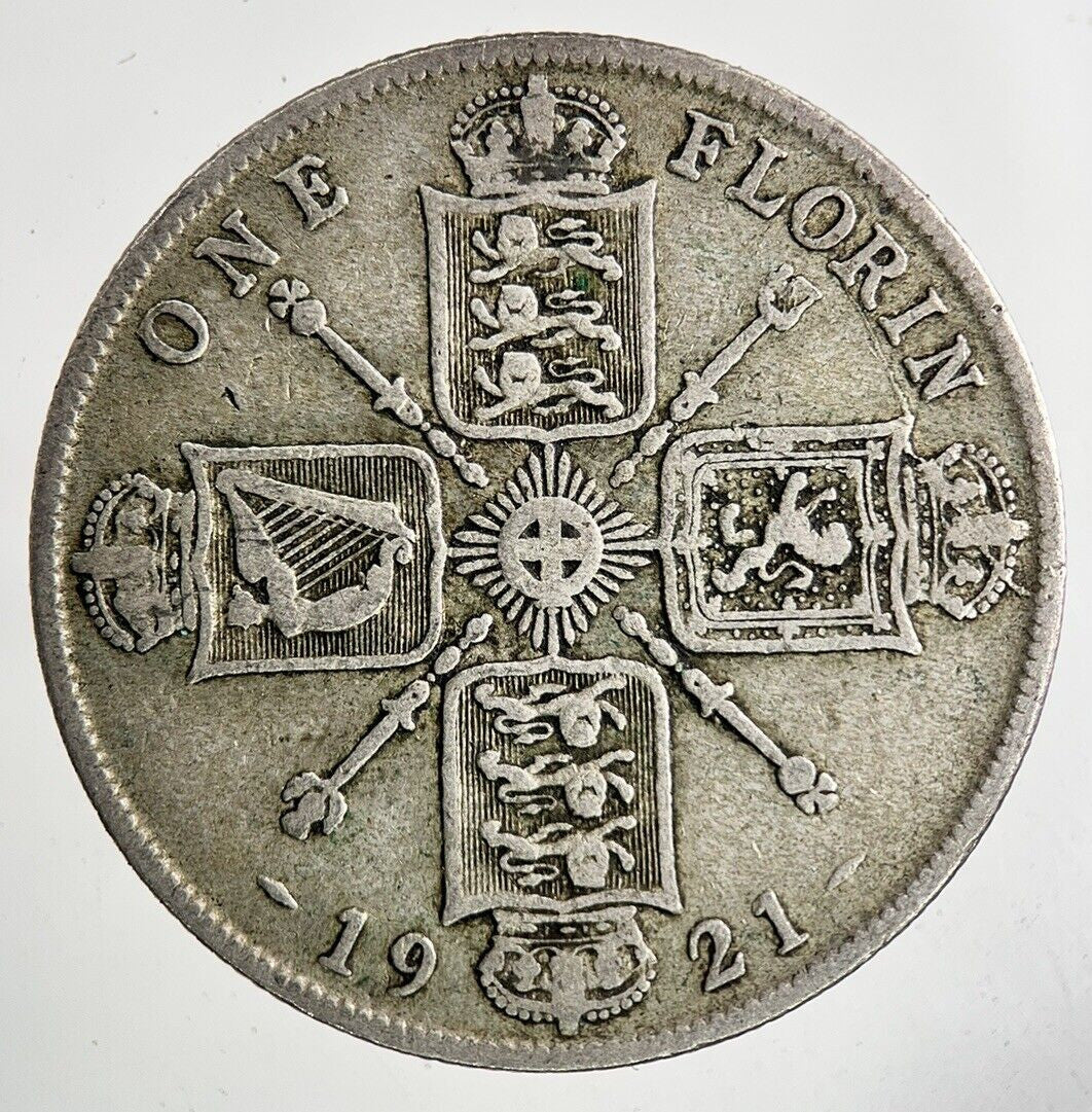 1921 George V Florin Silver Coin | Fine Collectable Grade
