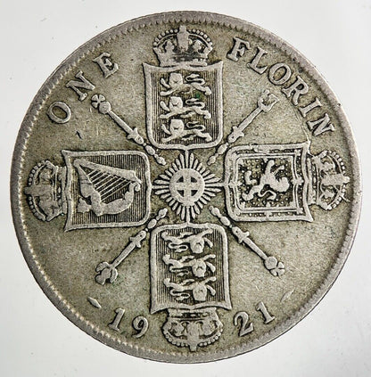 1921 George V Florin Silver Coin | Fine Collectable Grade