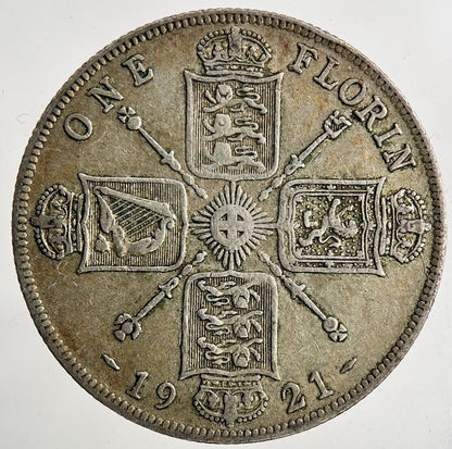 1921 George V Florin Silver Coin | Fine Collectable Grade