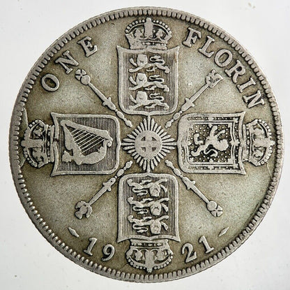1921 George V Florin Silver Coin | Fine Collectable Grade