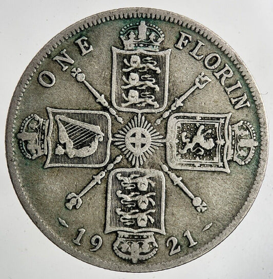 1921 George V Florin Silver Coin | Fine Collectable Grade