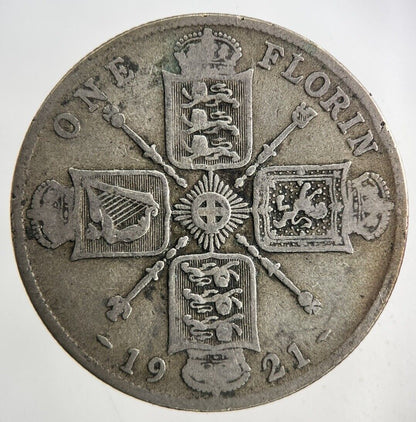 1921 George V Florin Silver Coin | Collectable Grade