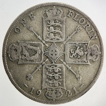 1921 George V Florin Silver Coin | Collectable Grade